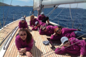 Flotilla crew members